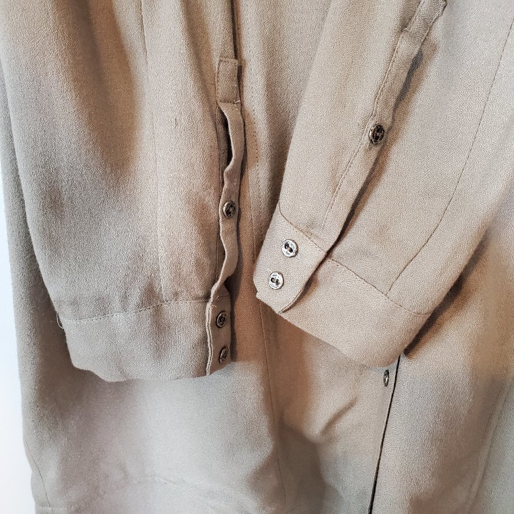 Helmut Lang - Wool Blend - Aysmmetrical Shirt Dress - Size 2 - Picture 8 of 12